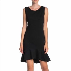 NWT! Max Studio LBD with Faux Leather Trim